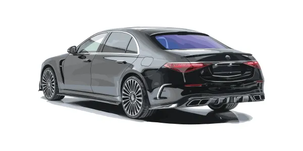 Mercedes S-Class wedding car