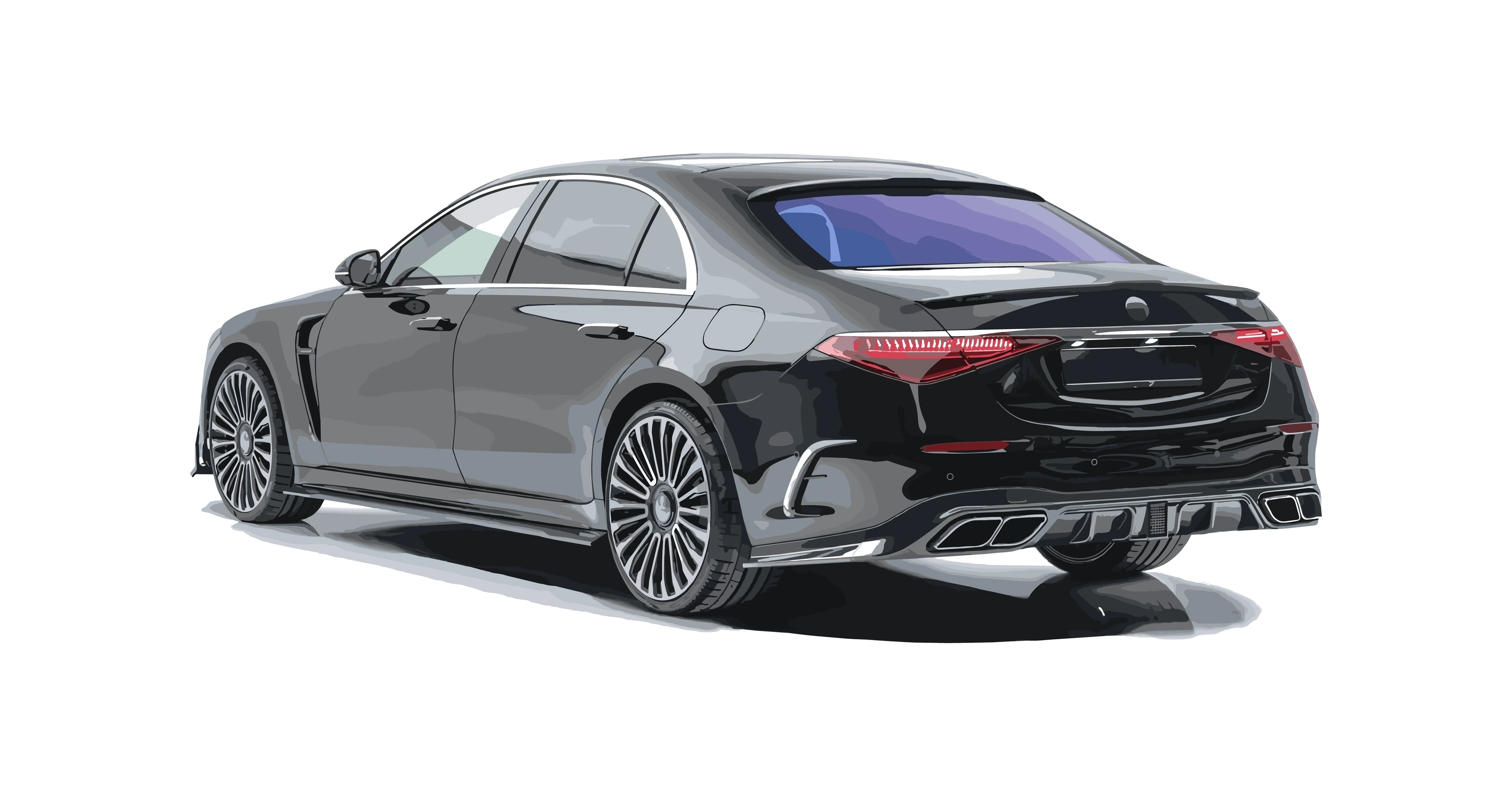 Mercedes S-Class wedding car